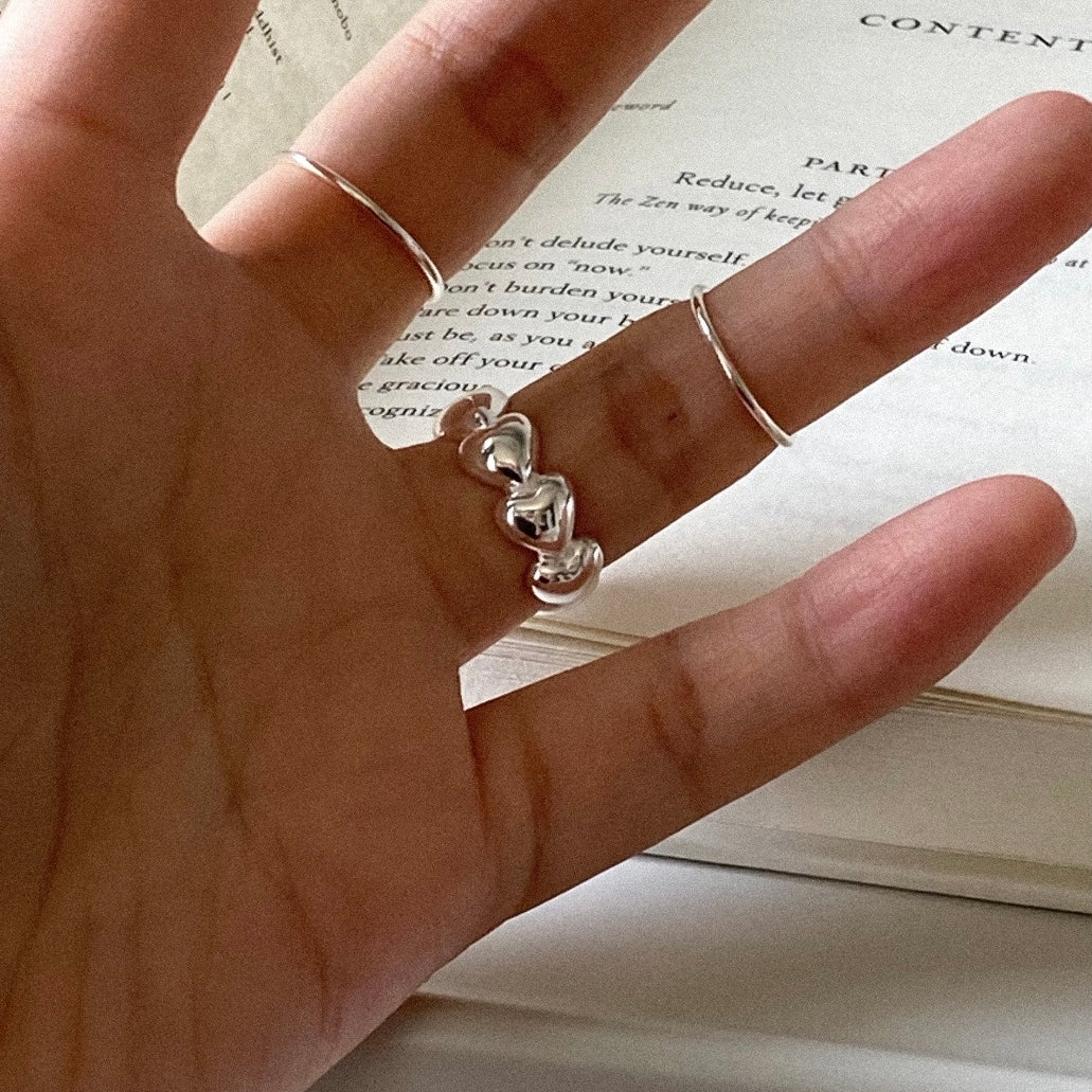 [silver925] Heartssss Ring