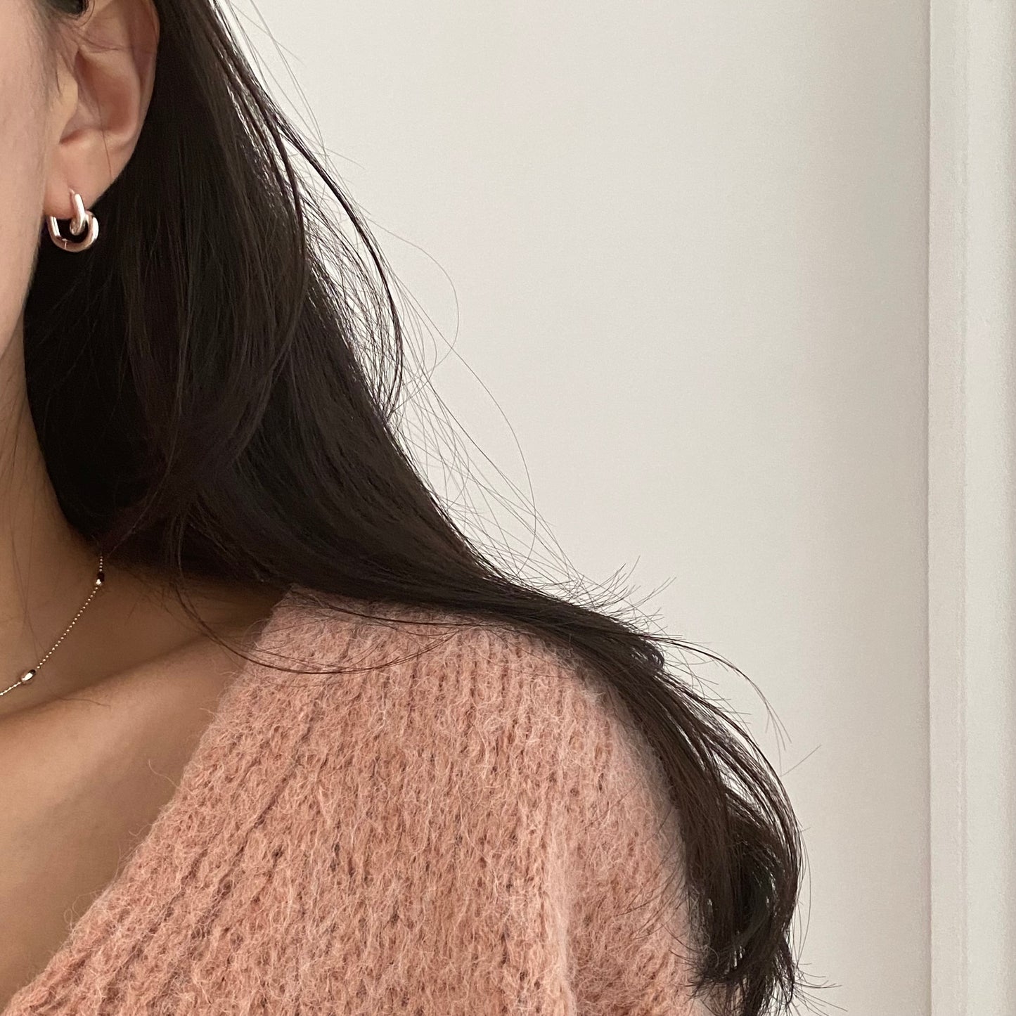 [silver925] Knot Heart Earrings