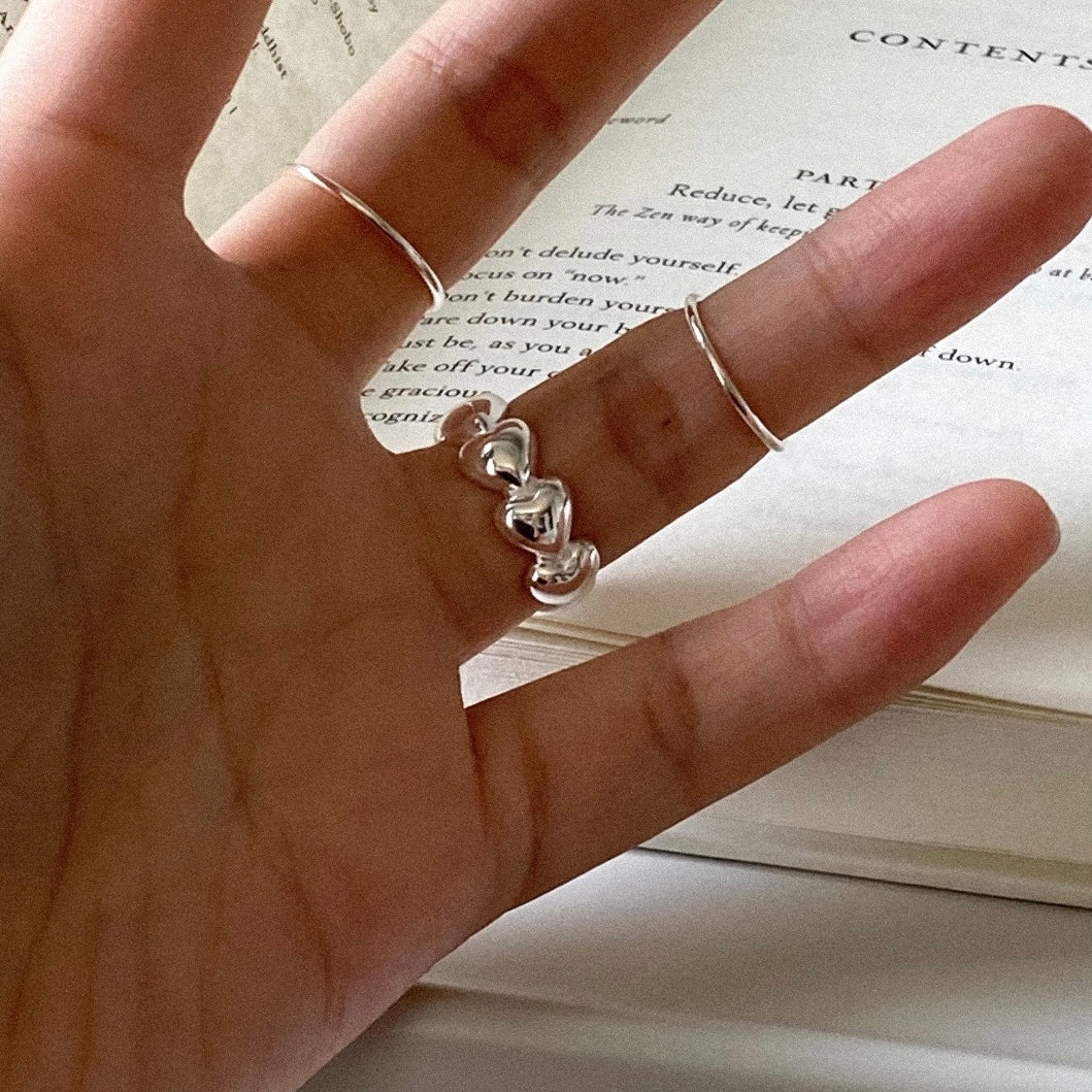 [silver925] Heartssss Ring