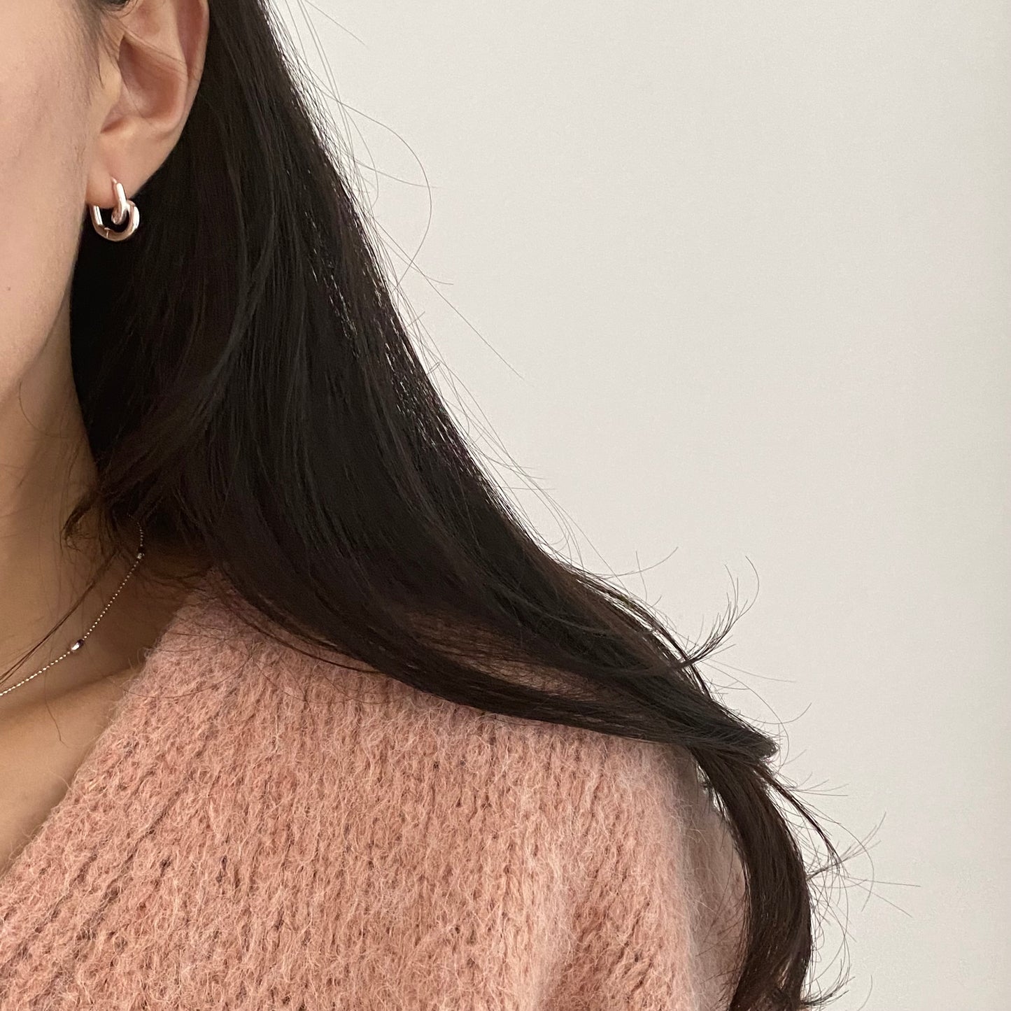 [silver925] Knot Heart Earrings