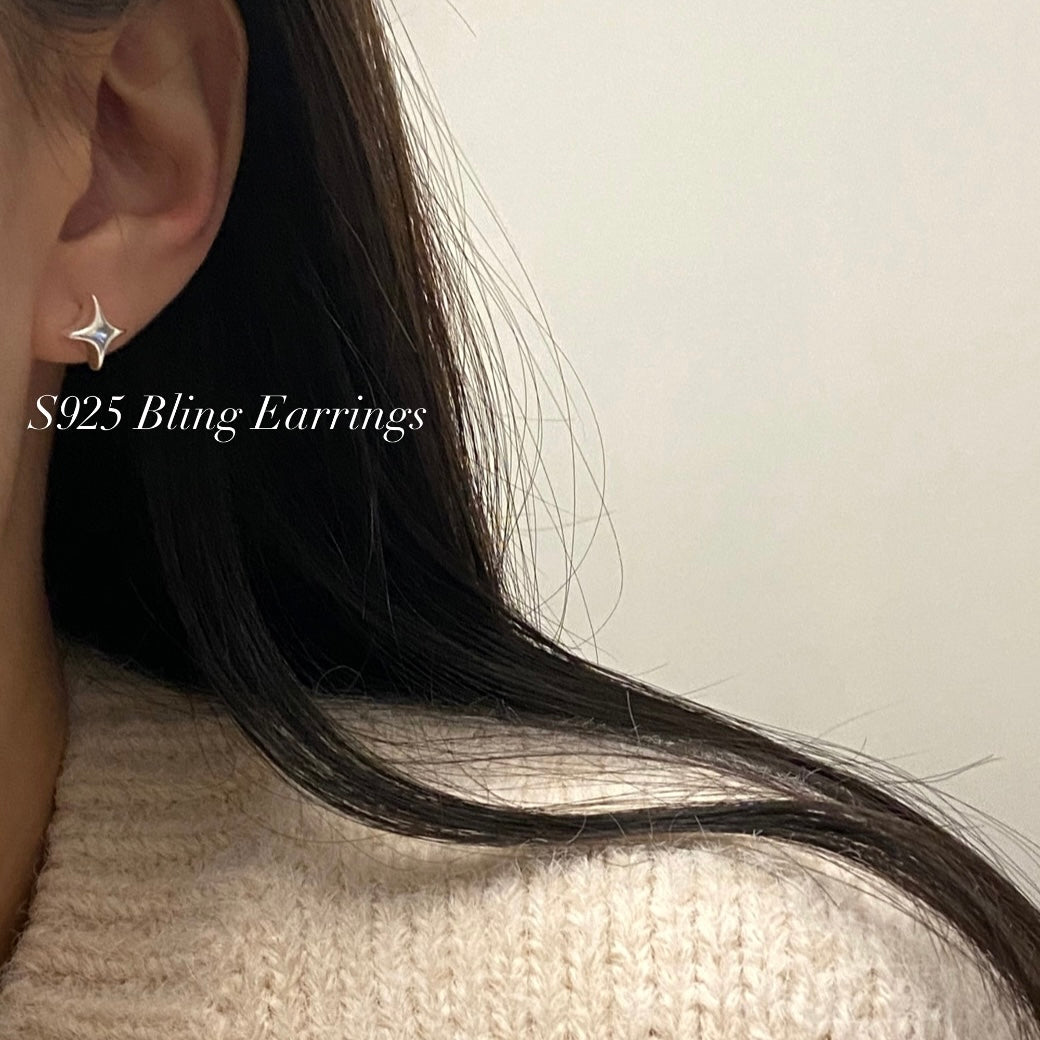 [silver925] Bling Earrings