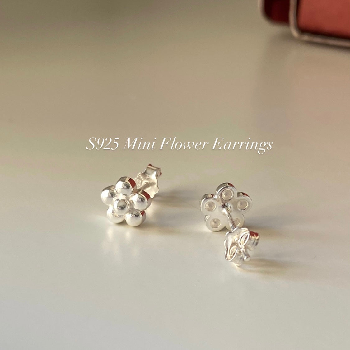 [silver925] Mini Flower Earrings