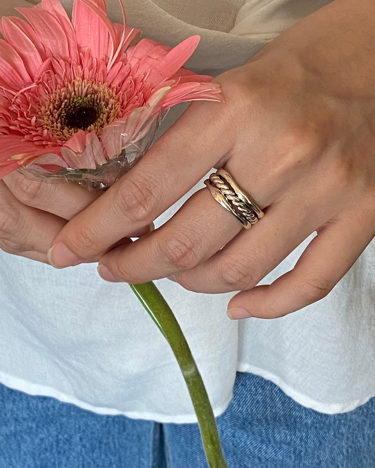 [silver925] Vintage Layer Ring