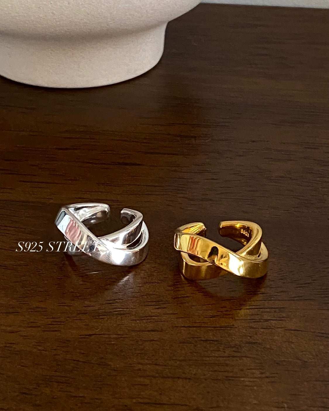 [silver925] Bold Cross Ring