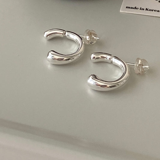 [silver925] C Earrings
