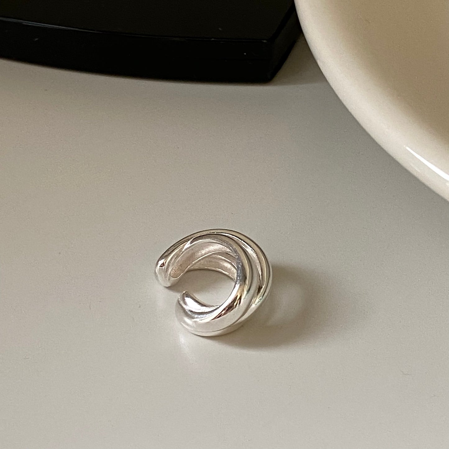 [silver925] Bold Line Ear Cuff