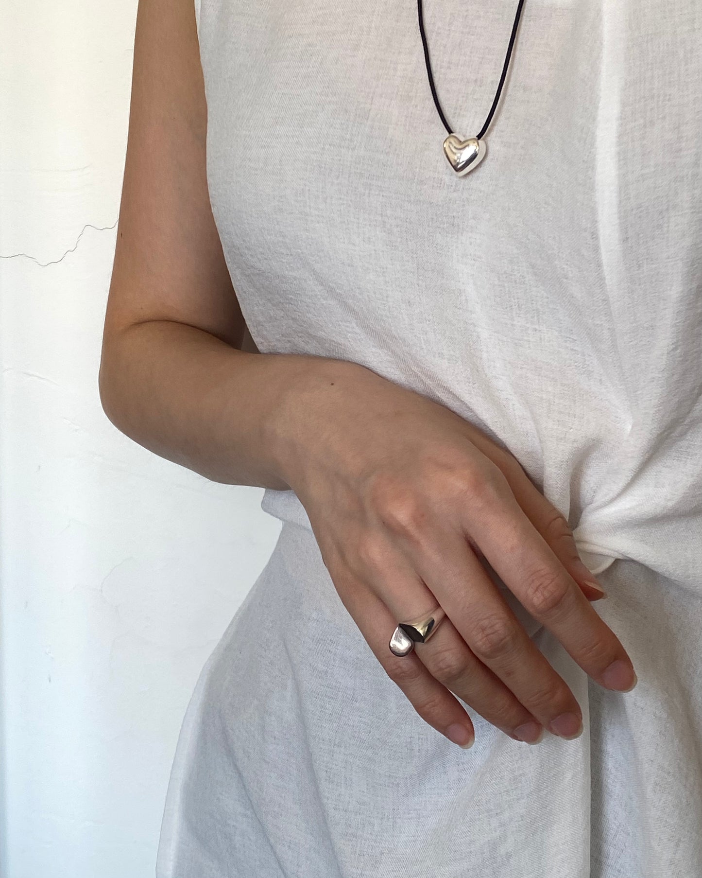 [silver925] Lip Heart Ring