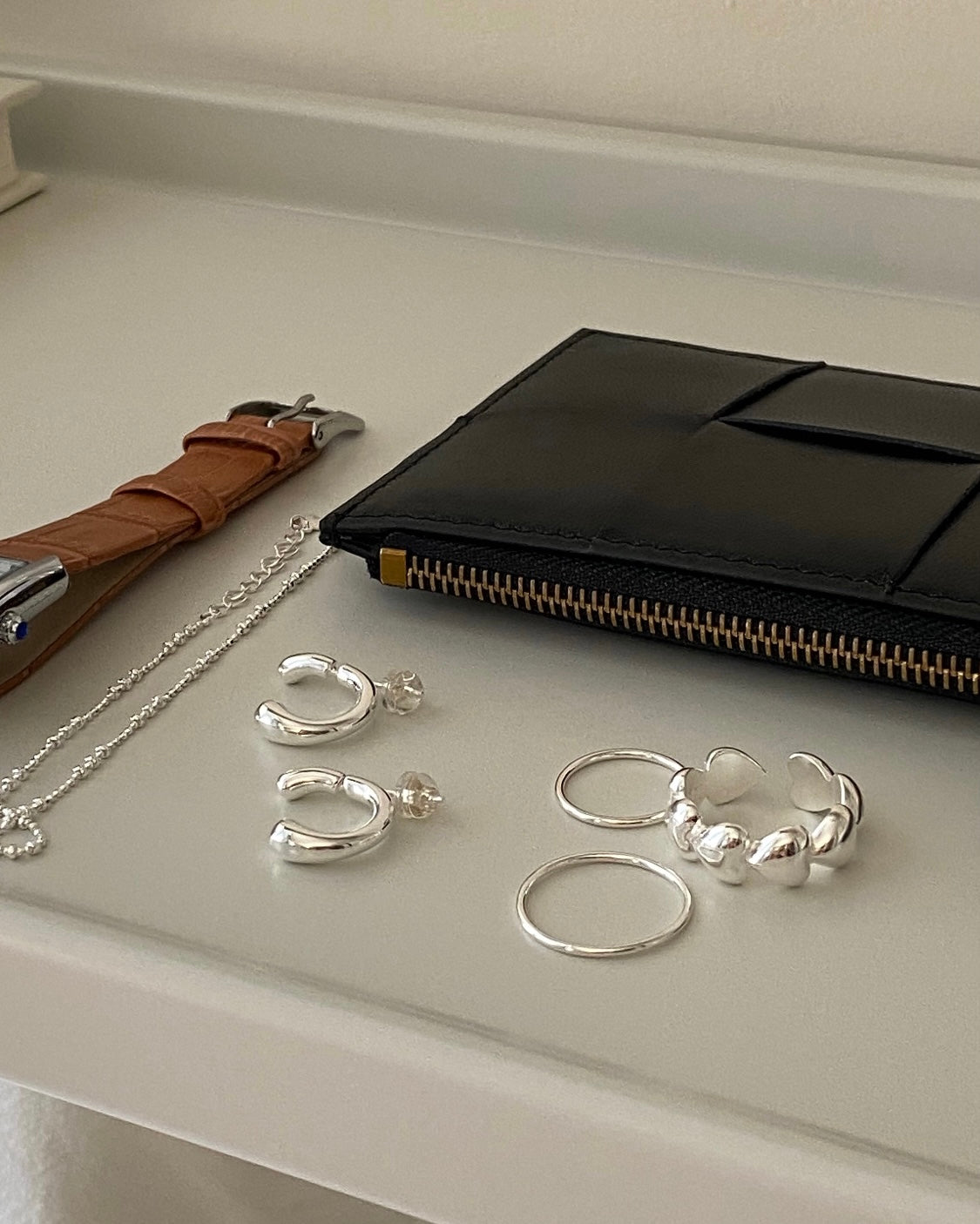 [silver925] C Earrings