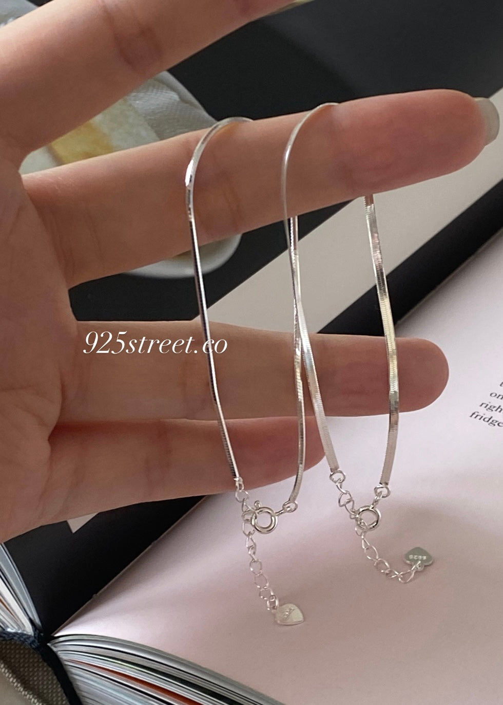 Silky Line Bracelet – Minimalist Elegance in Sterling Silver
