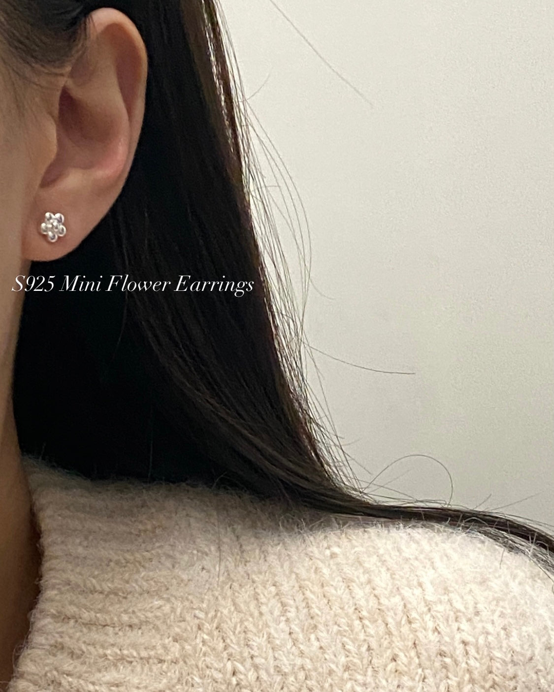 [silver925] Mini Flower Earrings