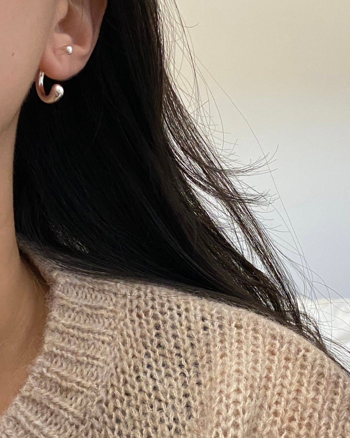 [silver925] C Earrings