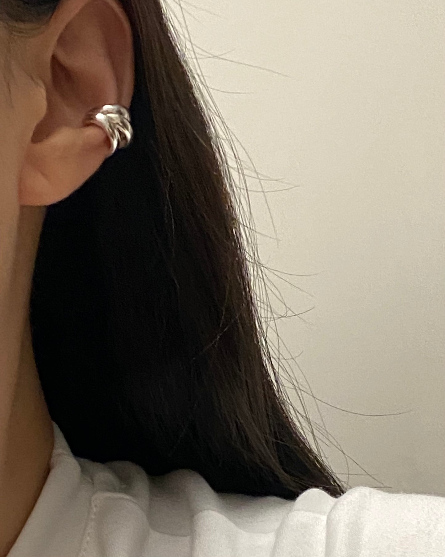[silver925] Bold Line Ear Cuff