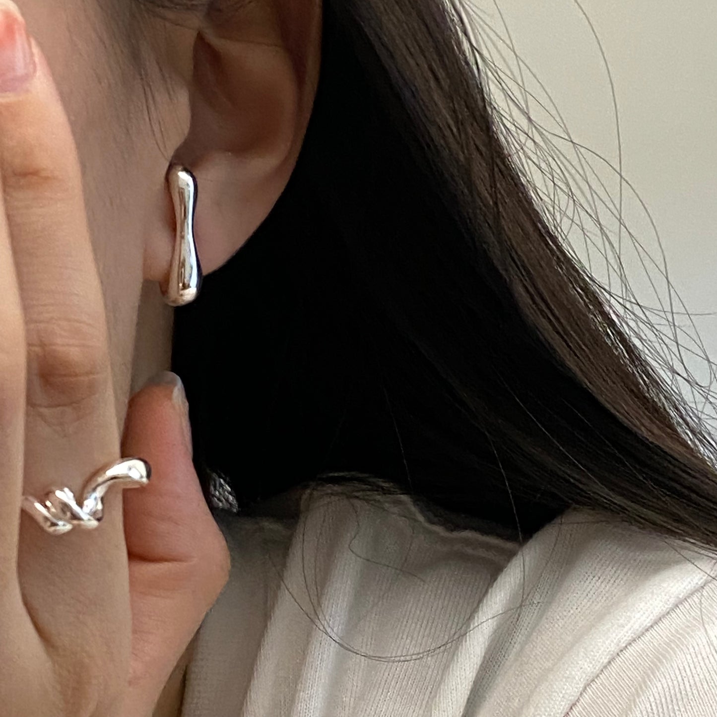 [silver925] Hook Earrings